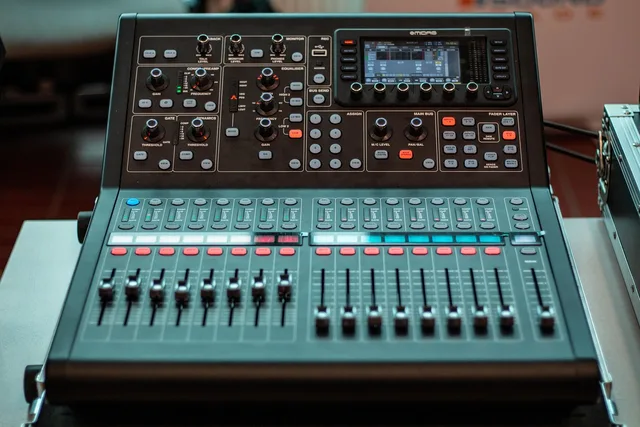 fader, volume control, audio mixer, console, control panel, mixing console, studio mixer, music, sound, audio, device, closeup, audio mixer, console, console, console, control panel, control panel, control panel, control panel, control panel, mixing console, mixing console, mixing console, mixing console, mixing console. Check podcast advertising return on investment before you renew